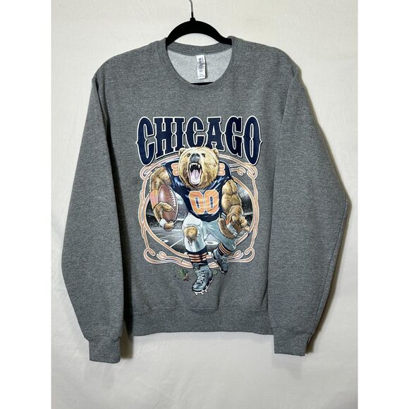 Jerzees Chicago Bears Wild Bobby NFL Football Sweatshirt Size S - Picture 1 of 4